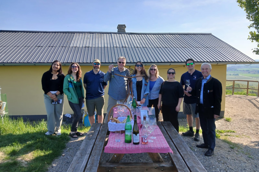 Herzlicher Besuch von unseren US-Weinpartnern