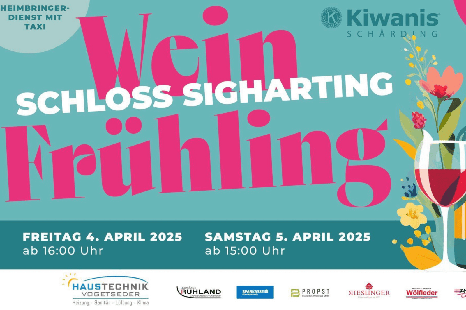 Weinfrühling Schloss Sigharting 2025