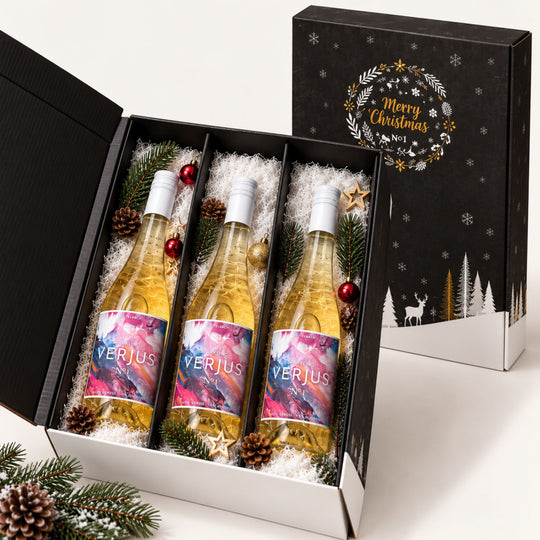 Verjus Sparkling 3er Weihnachtspaket – Alkoholfrei