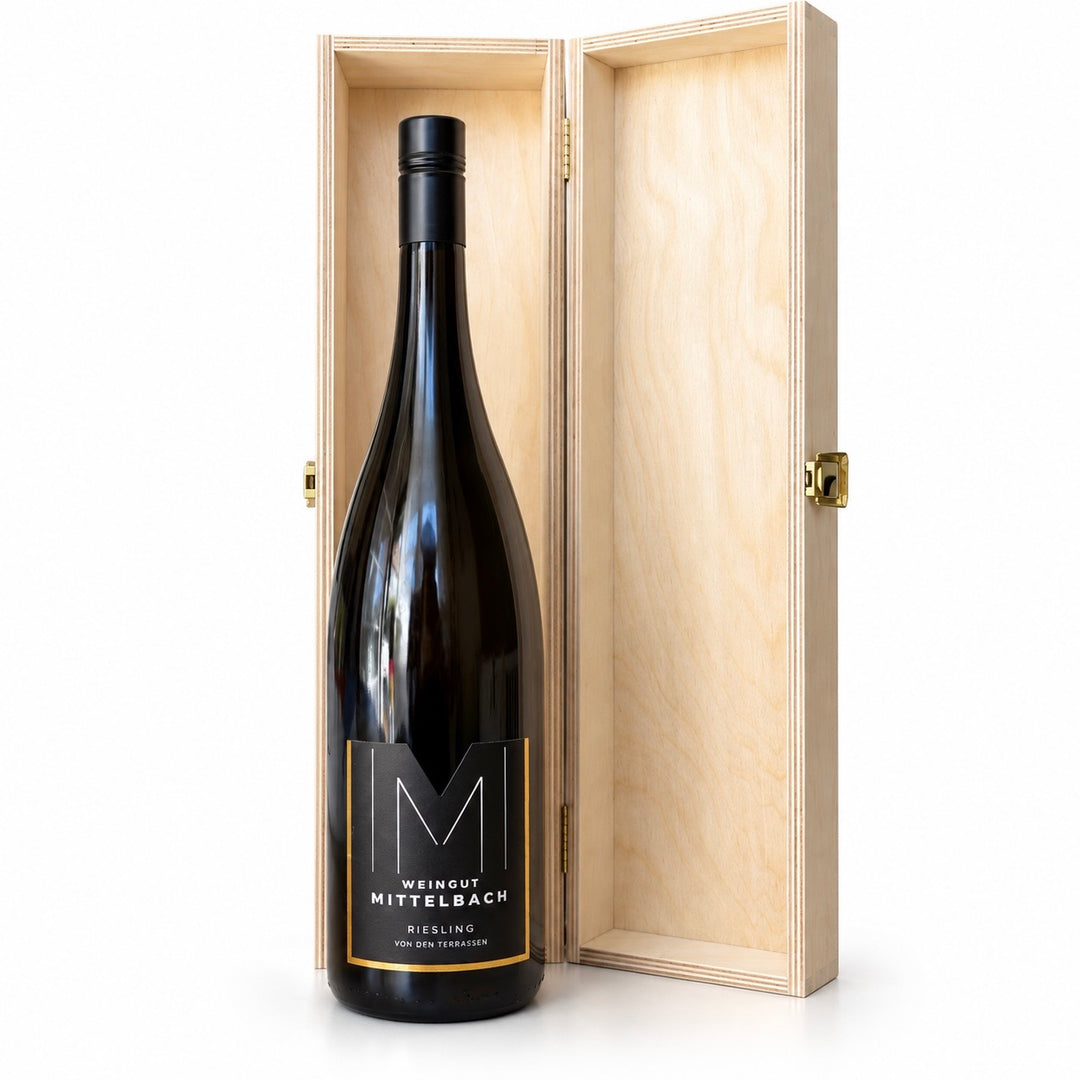 Riesling von den Terrassen Kremstal DAC – Magnum in Holzkiste - Weingut Mittelbach