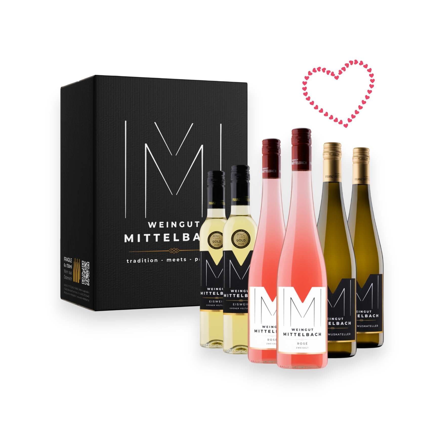 Valentinstags Weinpaket - Weingut Mittelbach