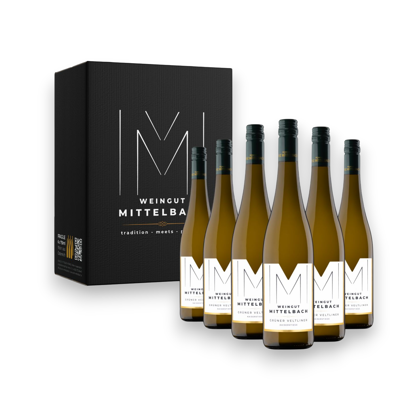 Grüner Veltliner Kaiserstiege Kremstal DAC 2025 im 6er Vorteilspaket - Weingut Mittelbach